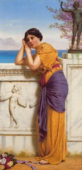 John William Godward : Rich Gifts Wax Poor When Lovers Prove Unkind